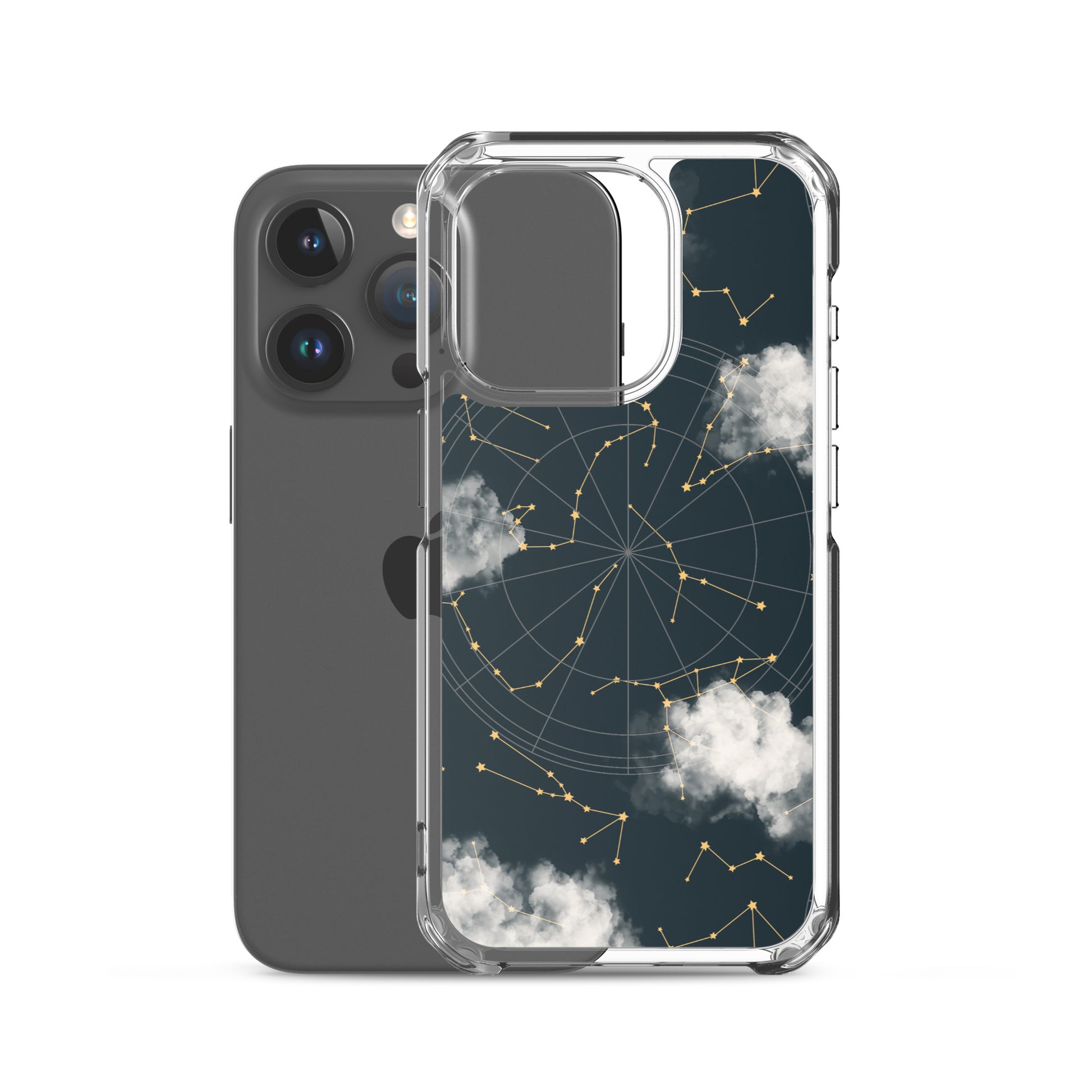 Constellation Cloudy Zodiac iPhone Case - Uranus House