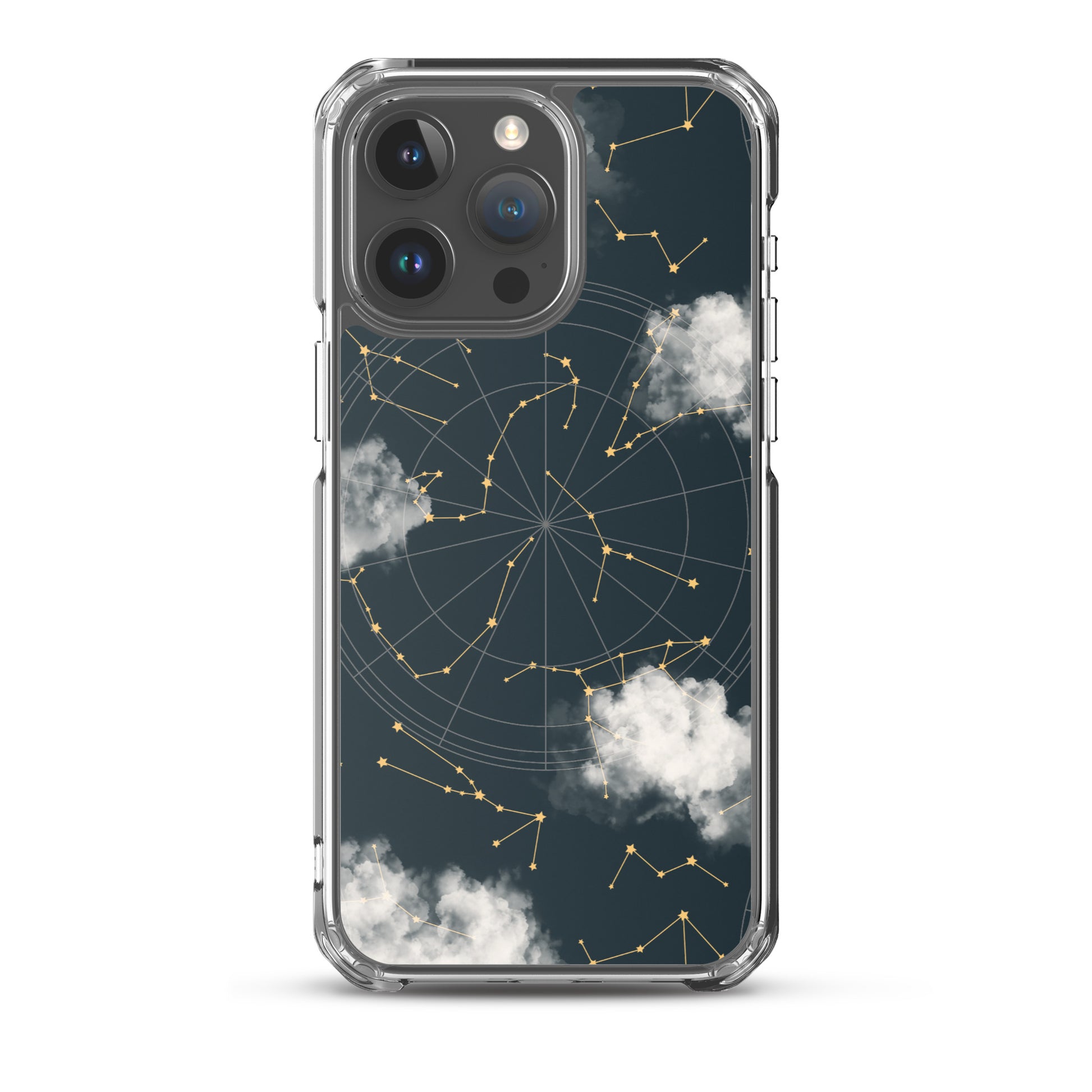 Constellation Cloudy Zodiac iPhone Case - Uranus House