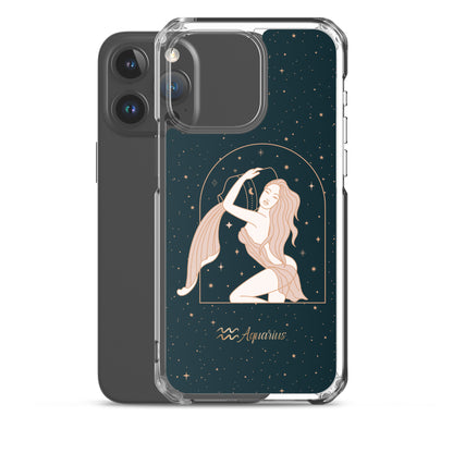 Aquarius star sign woman iPhone Case - Uranus House