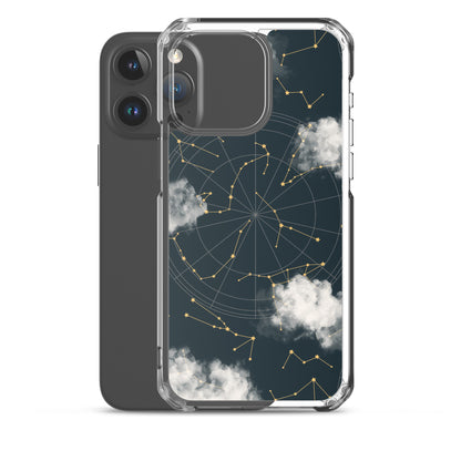 Constellation Cloudy Zodiac iPhone Case - Uranus House