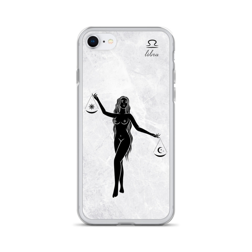 Libra Woman Marble iPhone Case - Uranus House