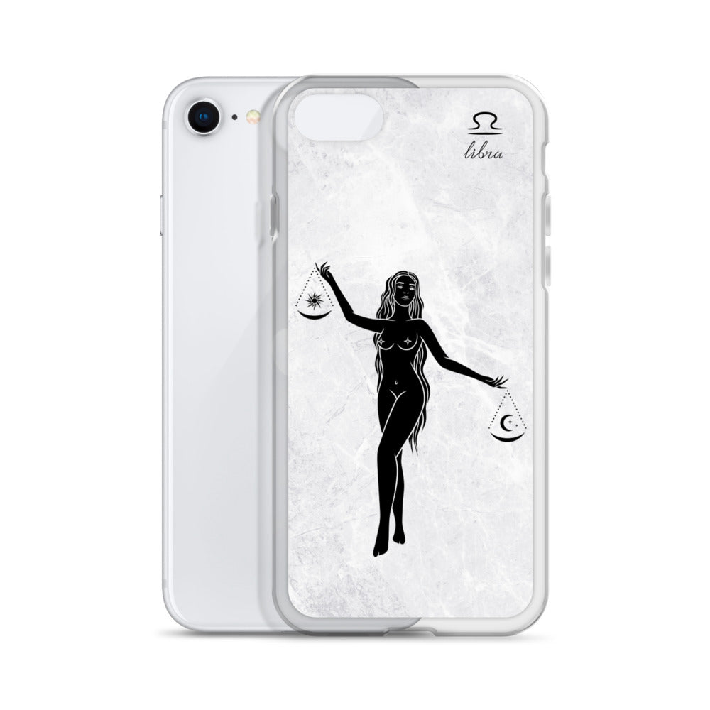 Libra Woman Marble iPhone Case - Uranus House