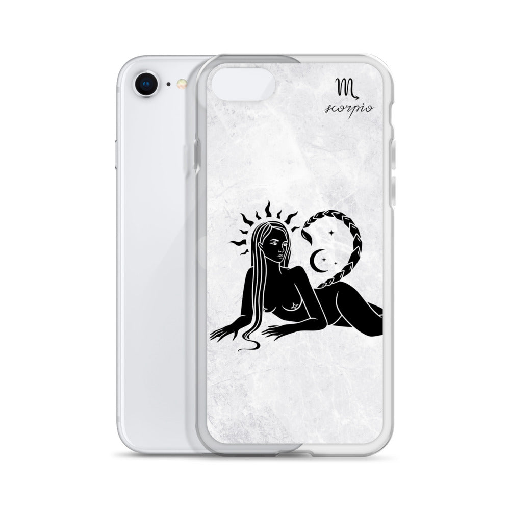 Scorpio Woman Marble iPhone Case - Uranus House