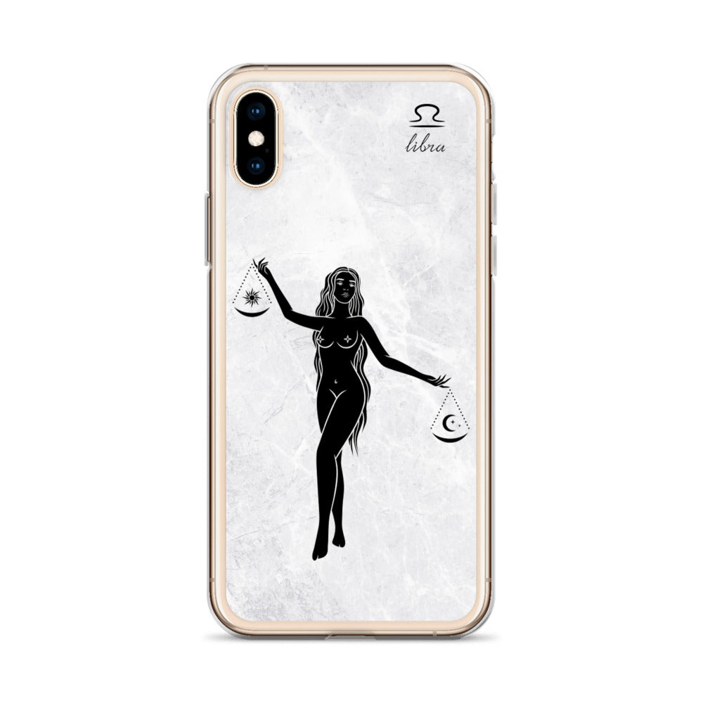 Libra Woman Marble iPhone Case - Uranus House