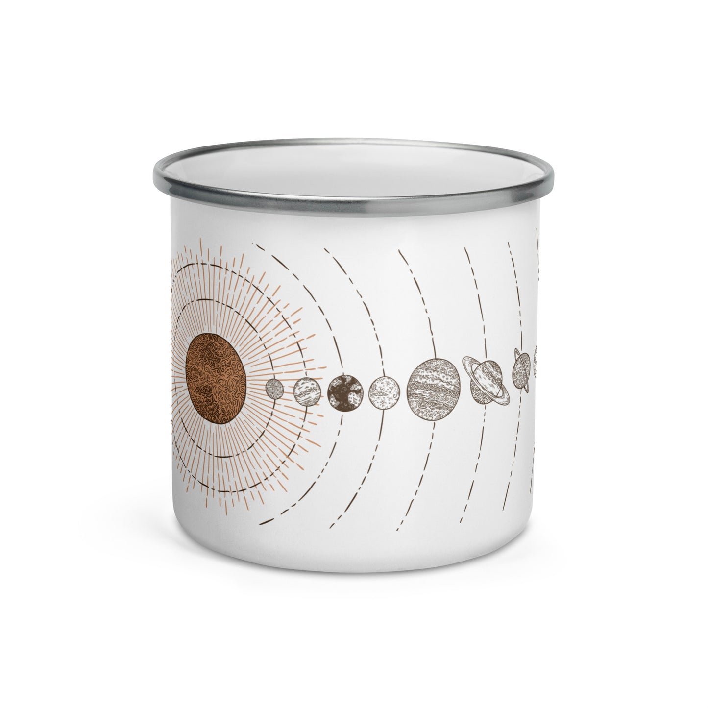 Solar System Enamel Mug