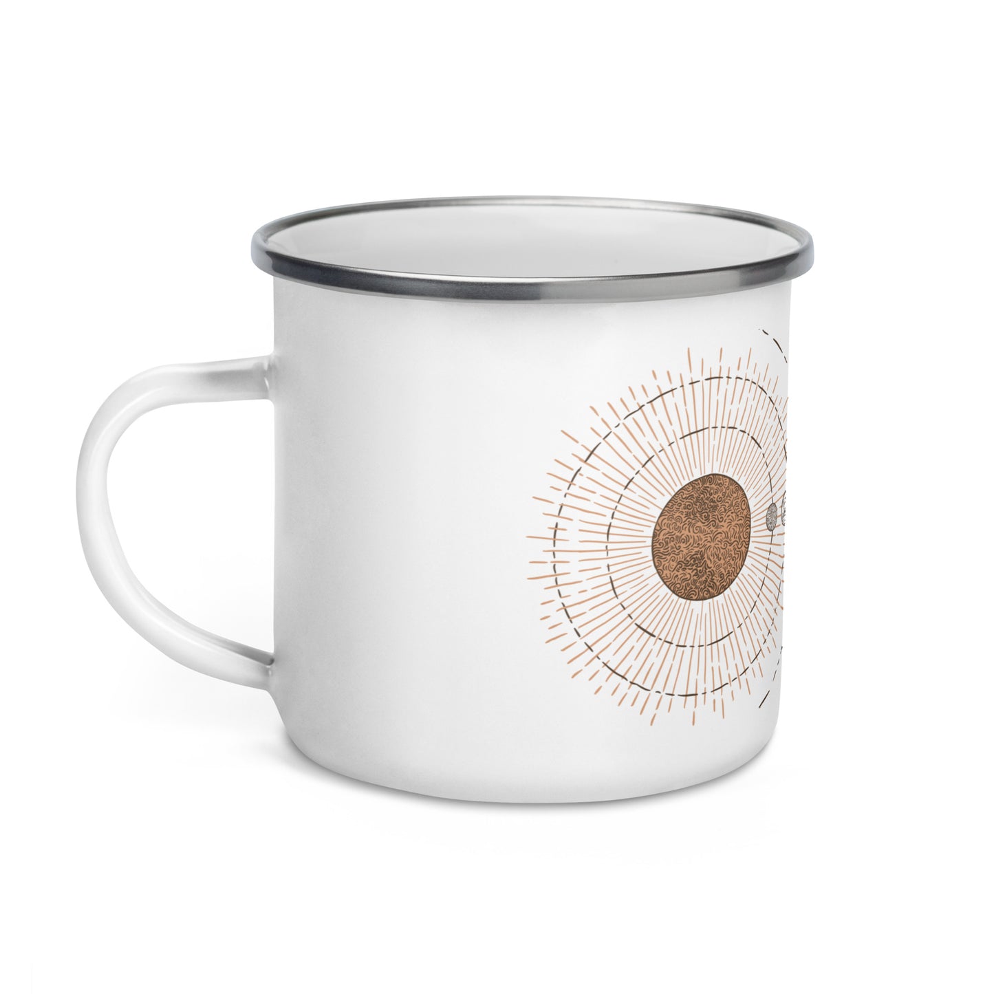 Solar System Enamel Mug