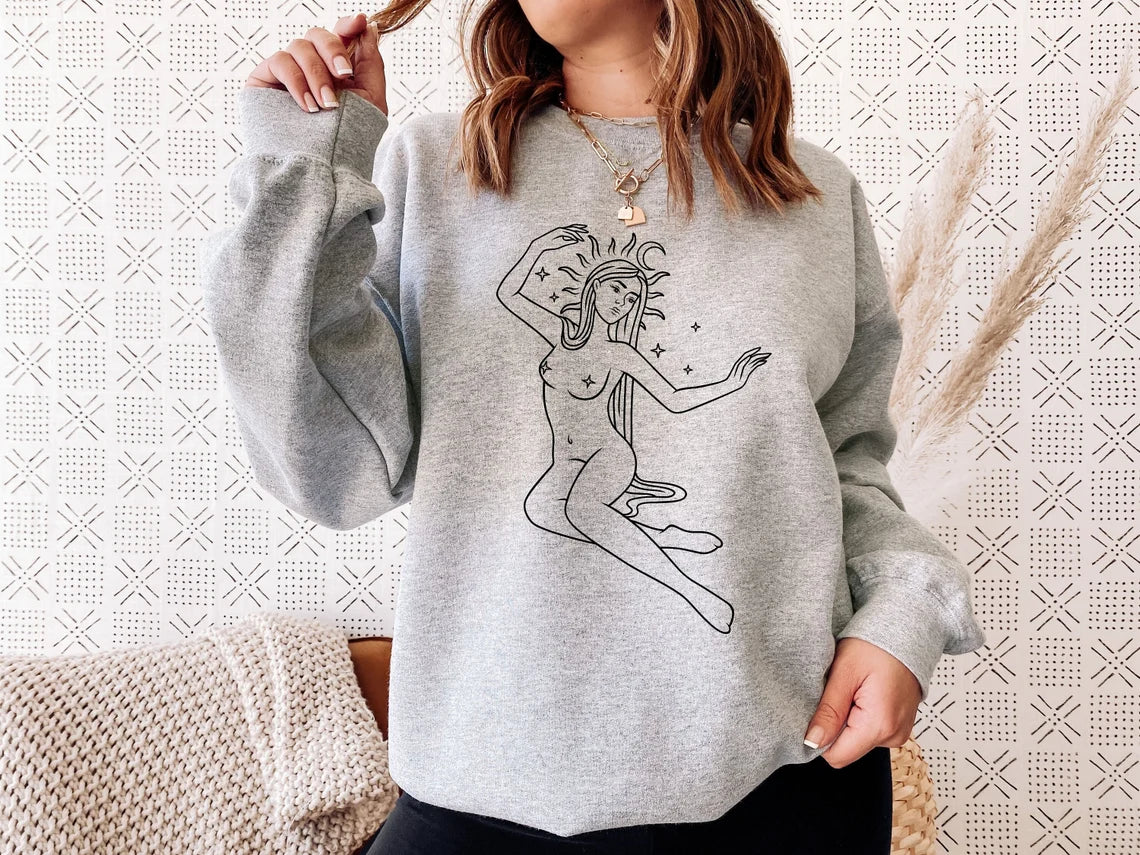 Virgo Woman Unisex Sweatshirt