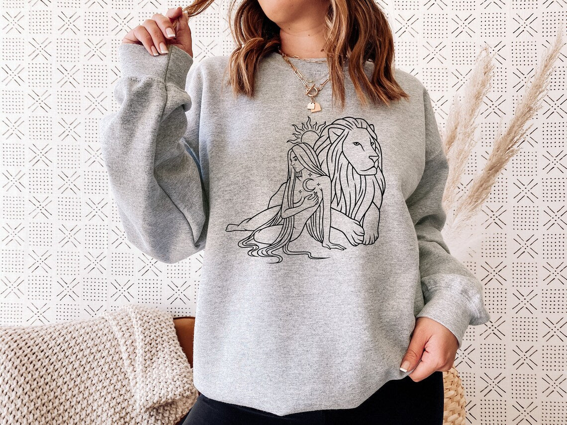 Leo Woman Unisex Sweatshirt