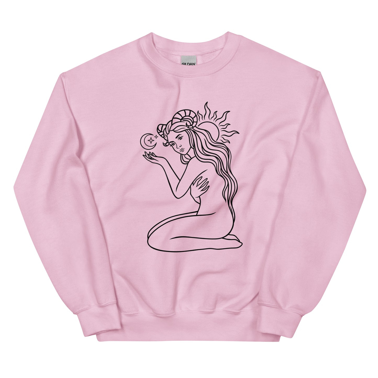 Aries Woman Unisex Sweatshirt - Uranus House