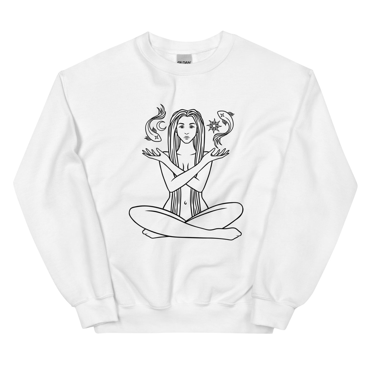 Pisces Woman Unisex Sweatshirt - Uranus House