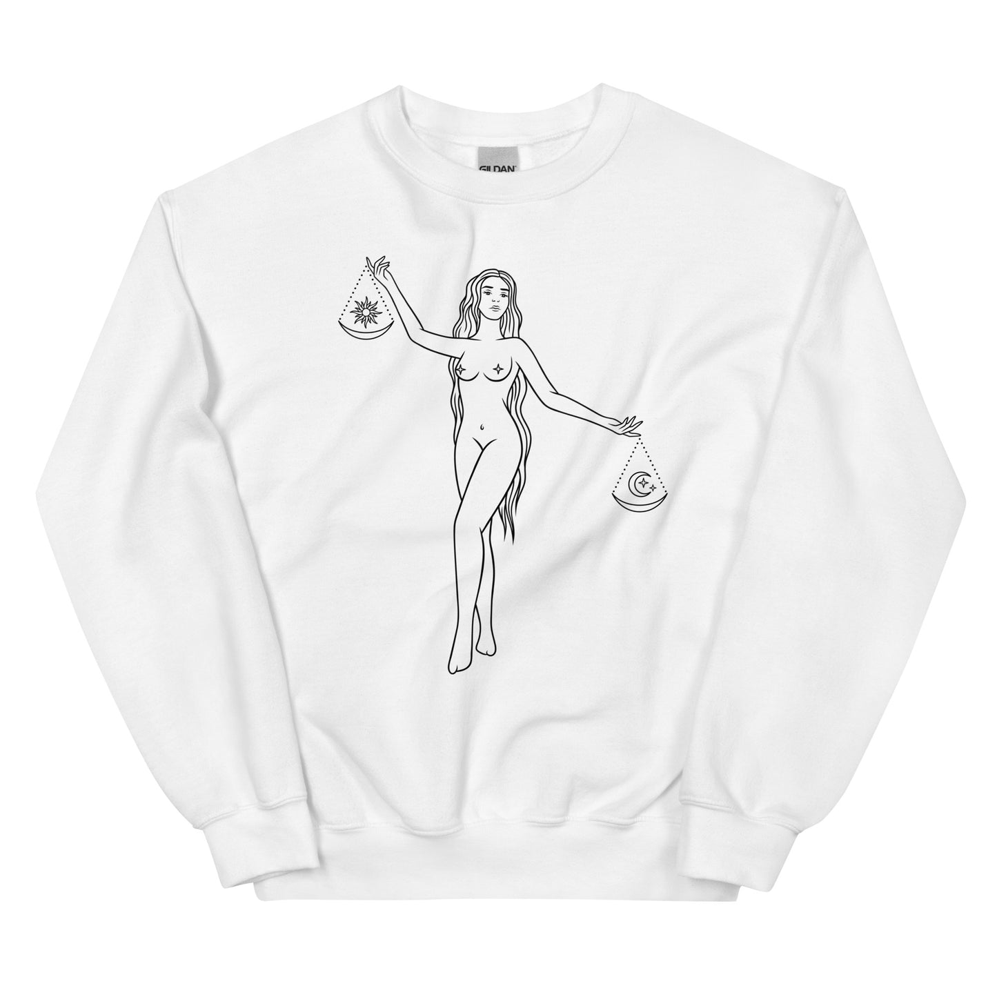 Libra Woman Unisex Sweatshirt - Uranus House