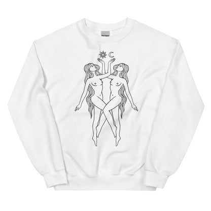 Gemini Woman Unisex Sweatshirt - Uranus House