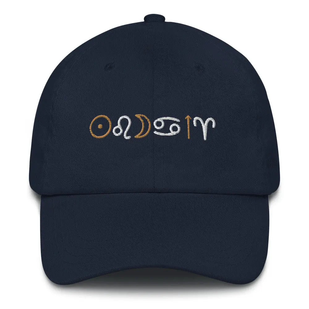 Big 3 Zodiac embroidered Dad hat - Uranus House