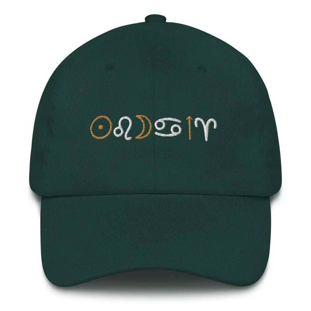 Big 3 Zodiac embroidered Dad hat - Uranus House