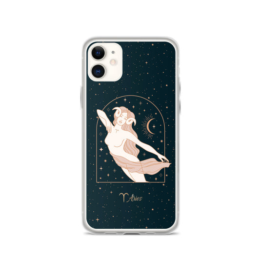 Aries star sign woman iPhone Case - Uranus House