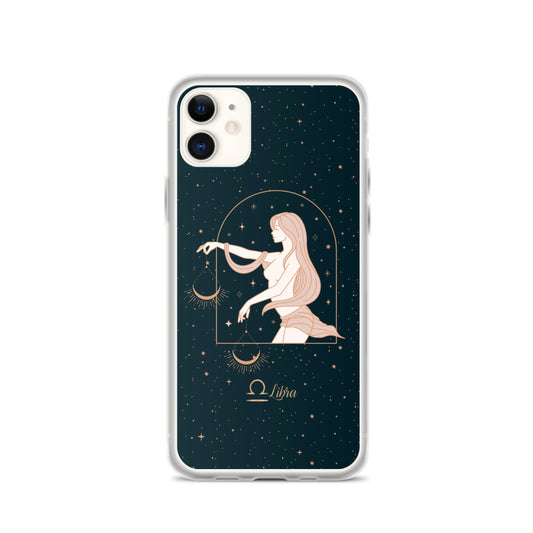 Libra star sign woman iPhone Case - Uranus House