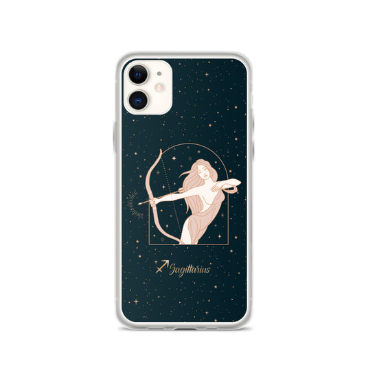 Sagittarius star sign woman iPhone Case - Uranus House