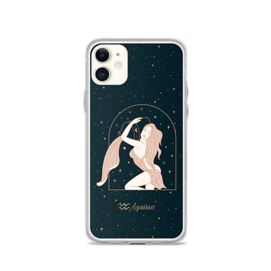 Aquarius star sign woman iPhone Case - Uranus House