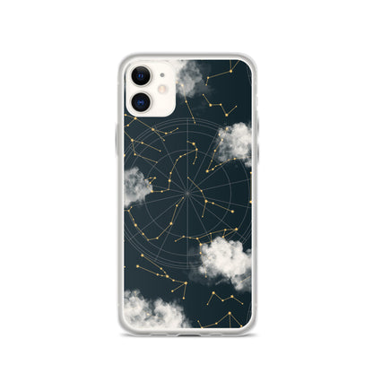 Constellation Cloudy Zodiac iPhone Case - Uranus House