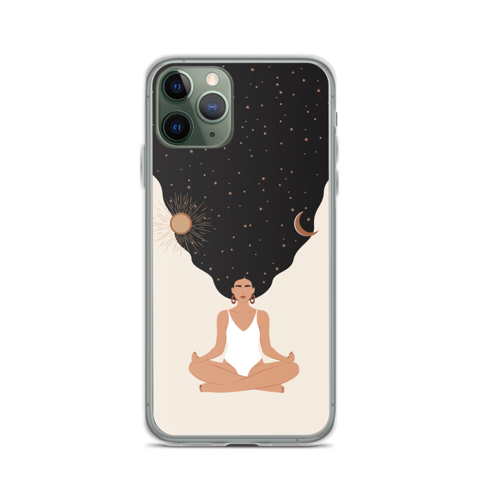 Sun, Moon and Stars iPhone Case — Mother of the Cosmos - Uranus House