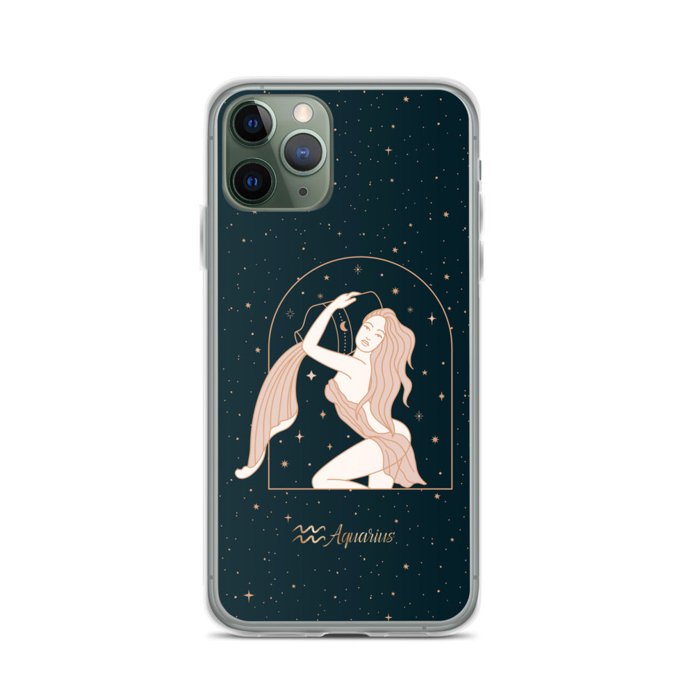 Aquarius star sign woman iPhone Case - Uranus House