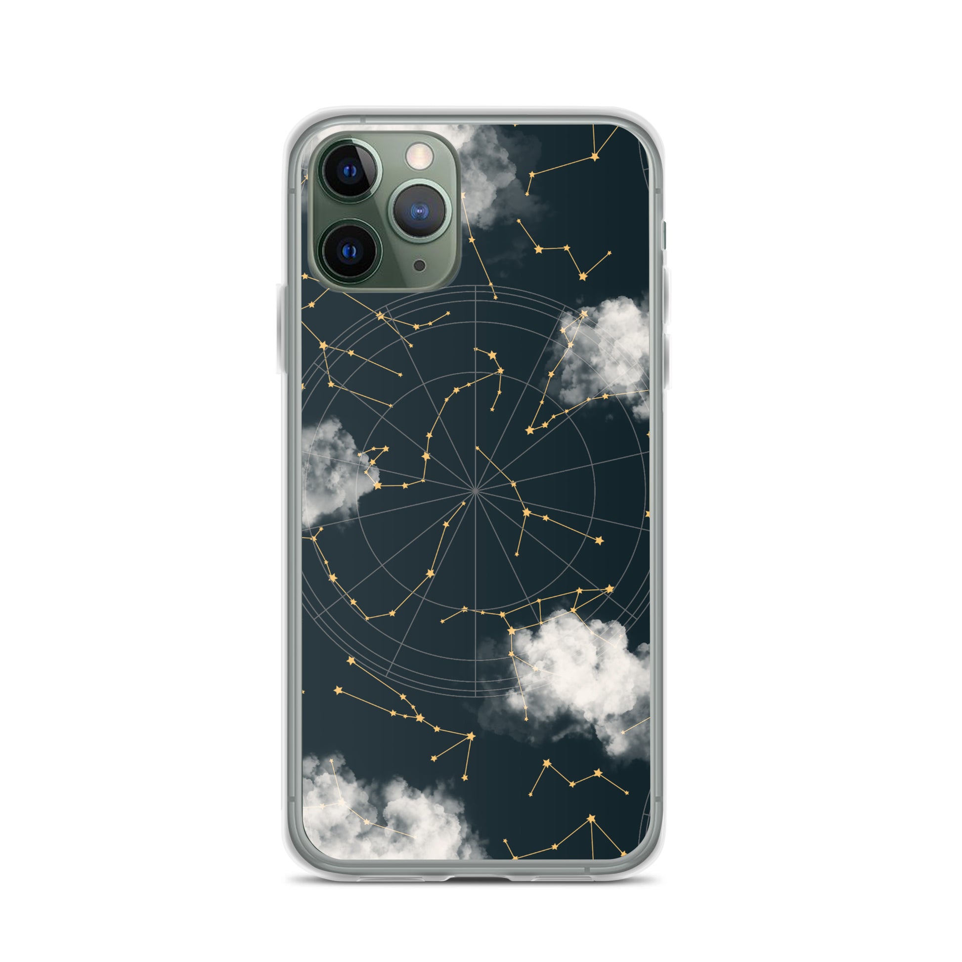 Constellation Cloudy Zodiac iPhone Case - Uranus House