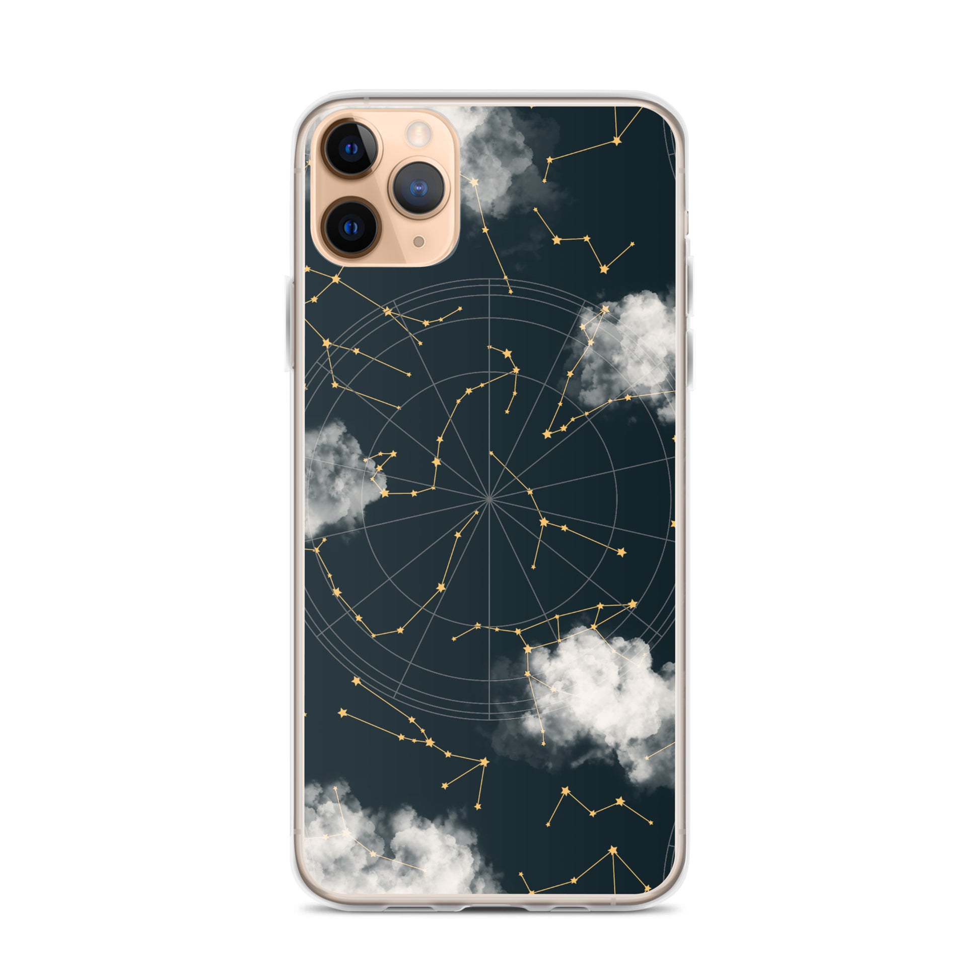 Constellation Cloudy Zodiac iPhone Case - Uranus House