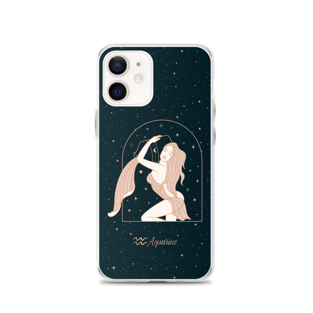 Aquarius star sign woman iPhone Case - Uranus House