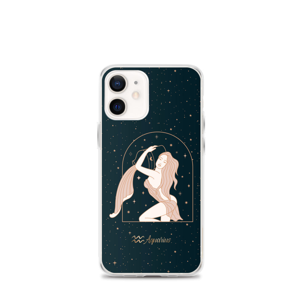 Aquarius star sign woman iPhone Case - Uranus House