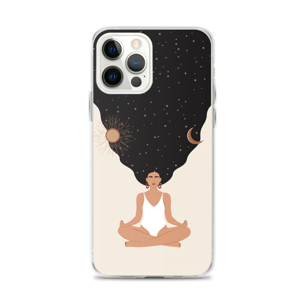 Sun, Moon and Stars iPhone Case — Mother of the Cosmos - Uranus House