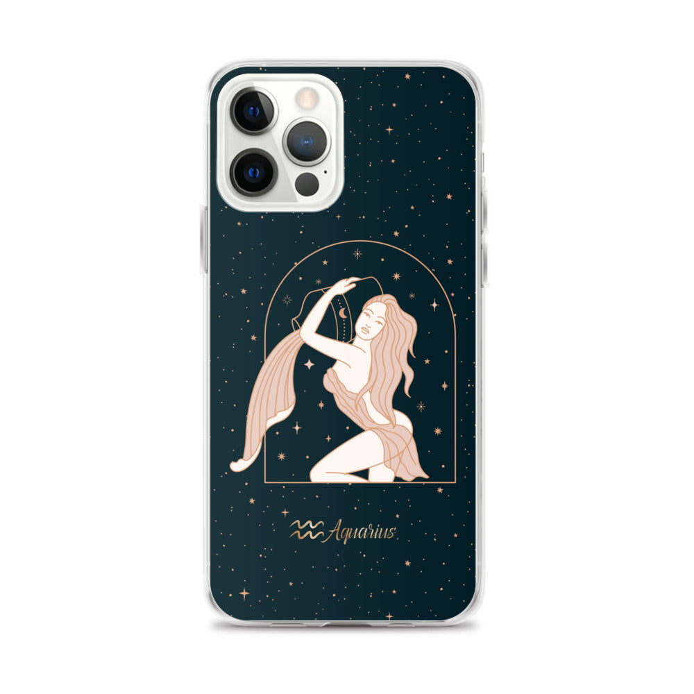 Aquarius star sign woman iPhone Case - Uranus House