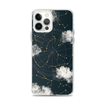 Constellation Cloudy Zodiac iPhone Case - Uranus House