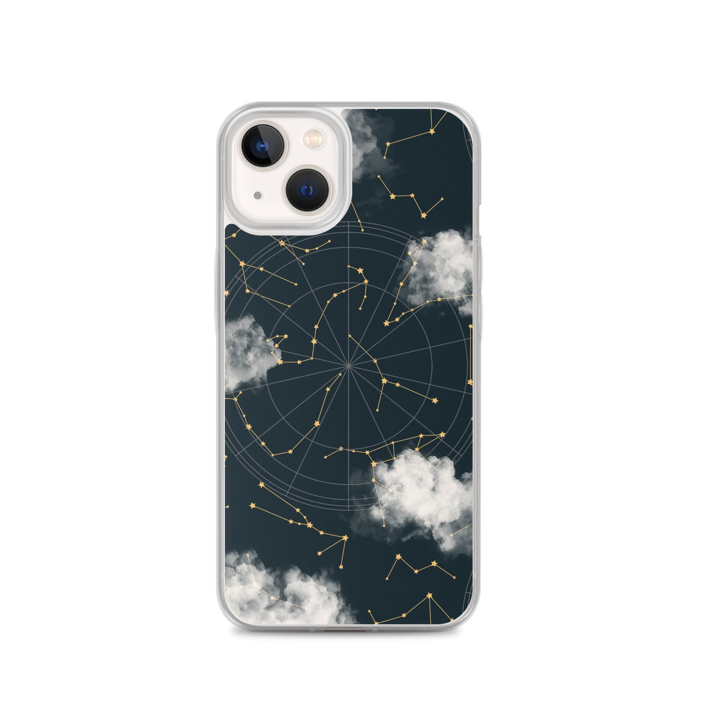 Constellation Cloudy Zodiac iPhone Case - Uranus House