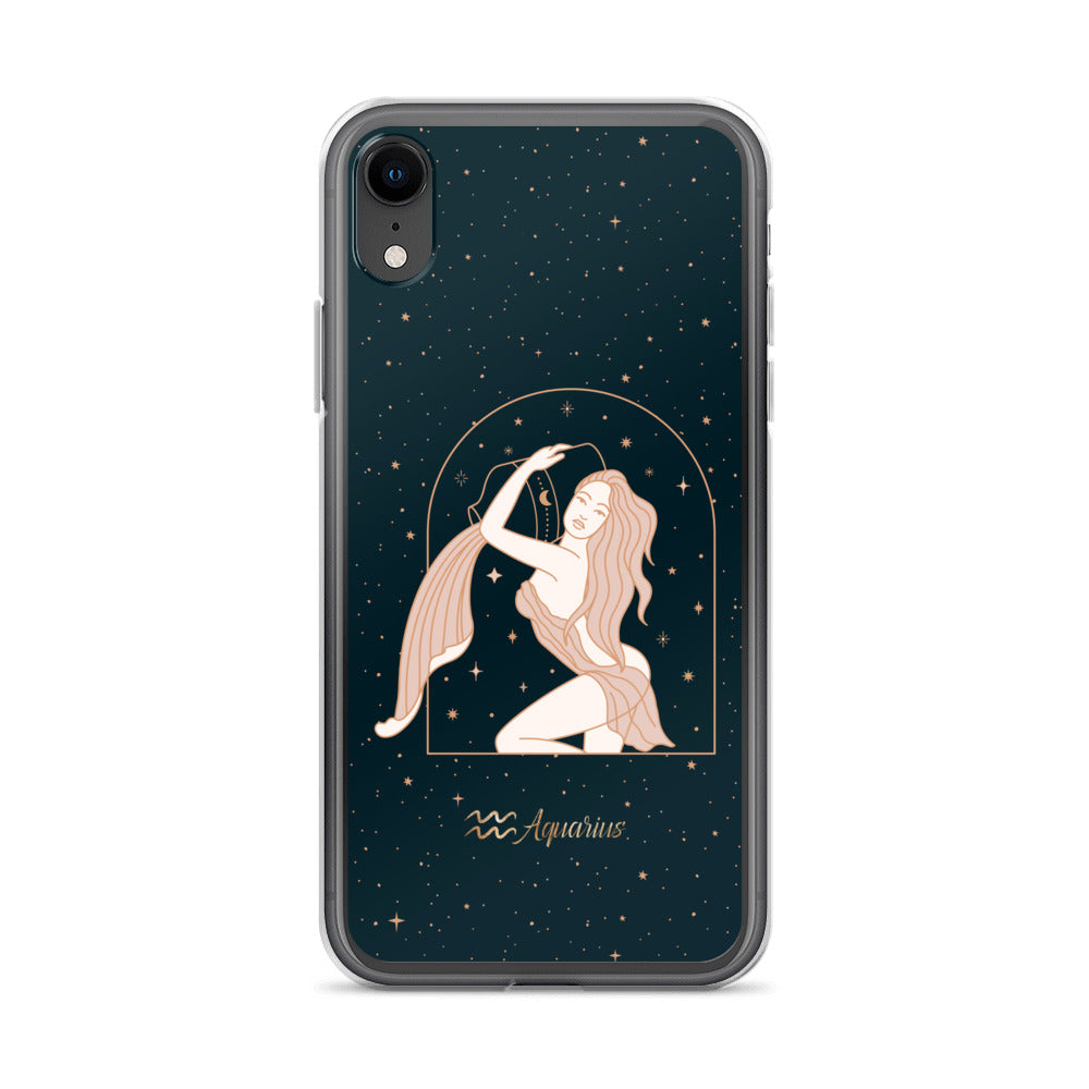 Aquarius star sign woman iPhone Case - Uranus House