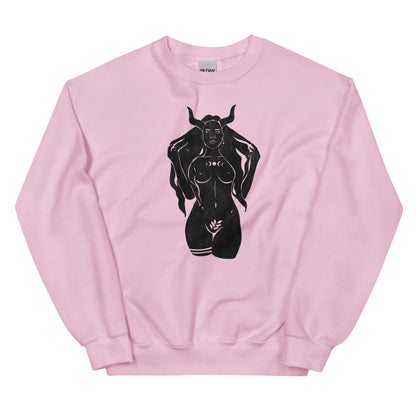 Taurus Woman Celestial Unisex Sweatshirt - Uranus House