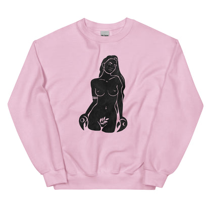 Cancer Woman Celestial Unisex Sweatshirt - Uranus House