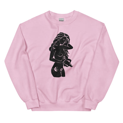 Virgo Woman Celestial Unisex Sweatshirt - Uranus House