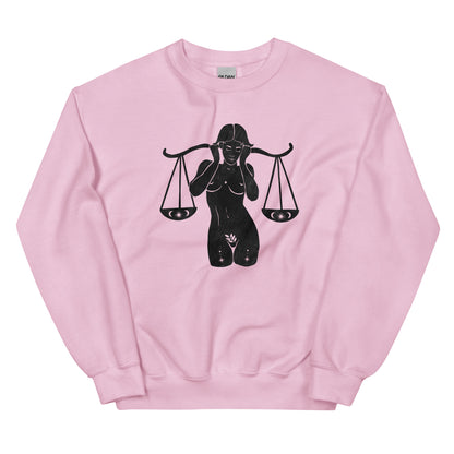 Libra Woman Celestial Unisex Sweatshirt - Uranus House