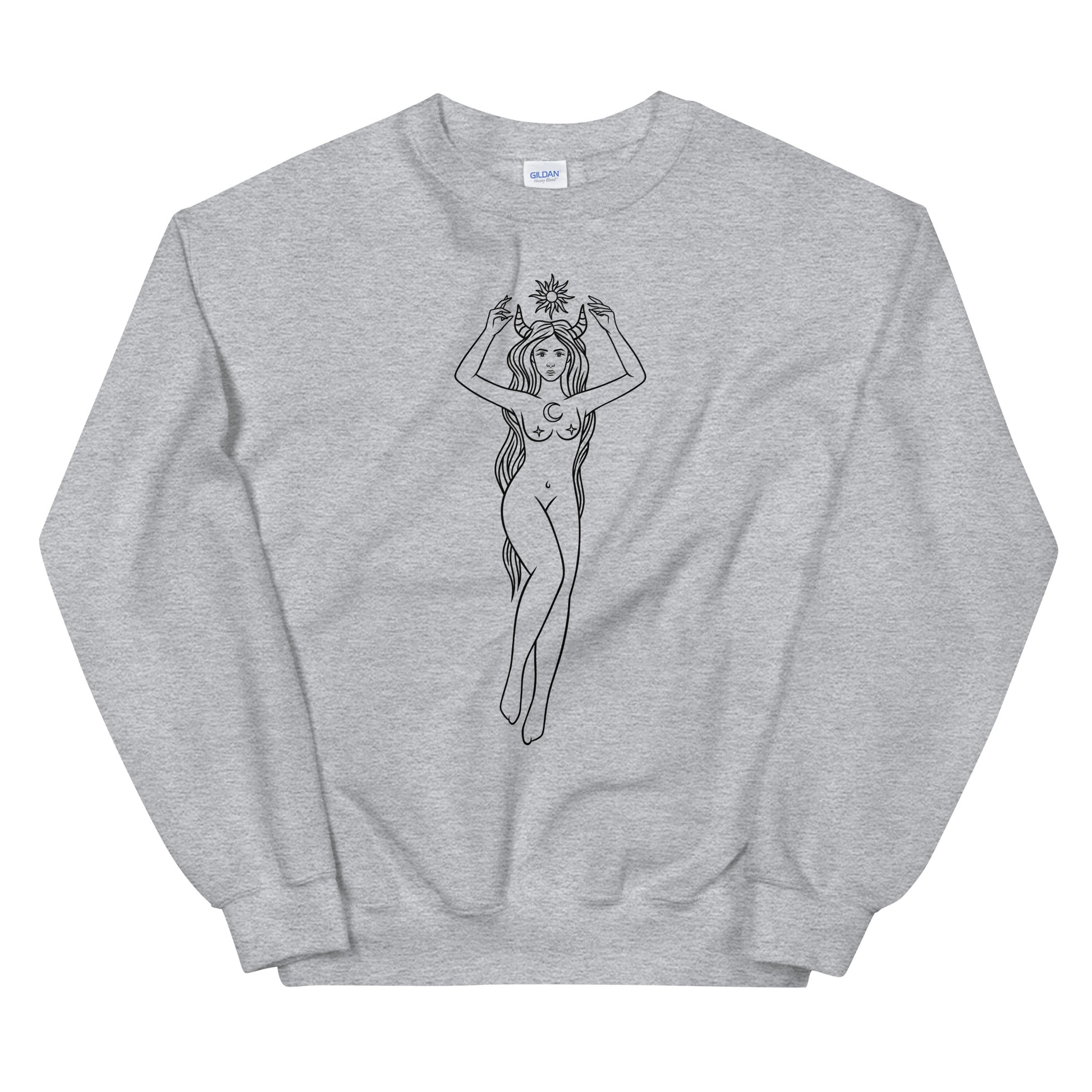 Taurus Woman Unisex Sweatshirt - Uranus House