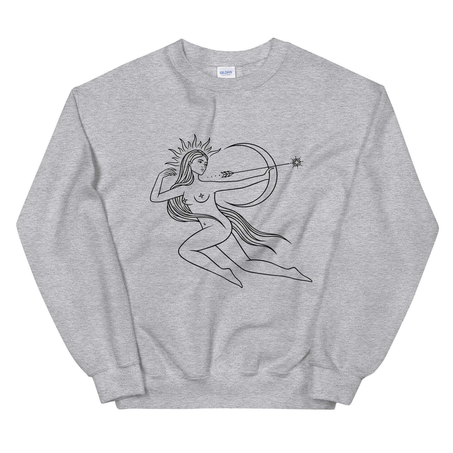 Sagittarius Woman Unisex Sweatshirt - Uranus House