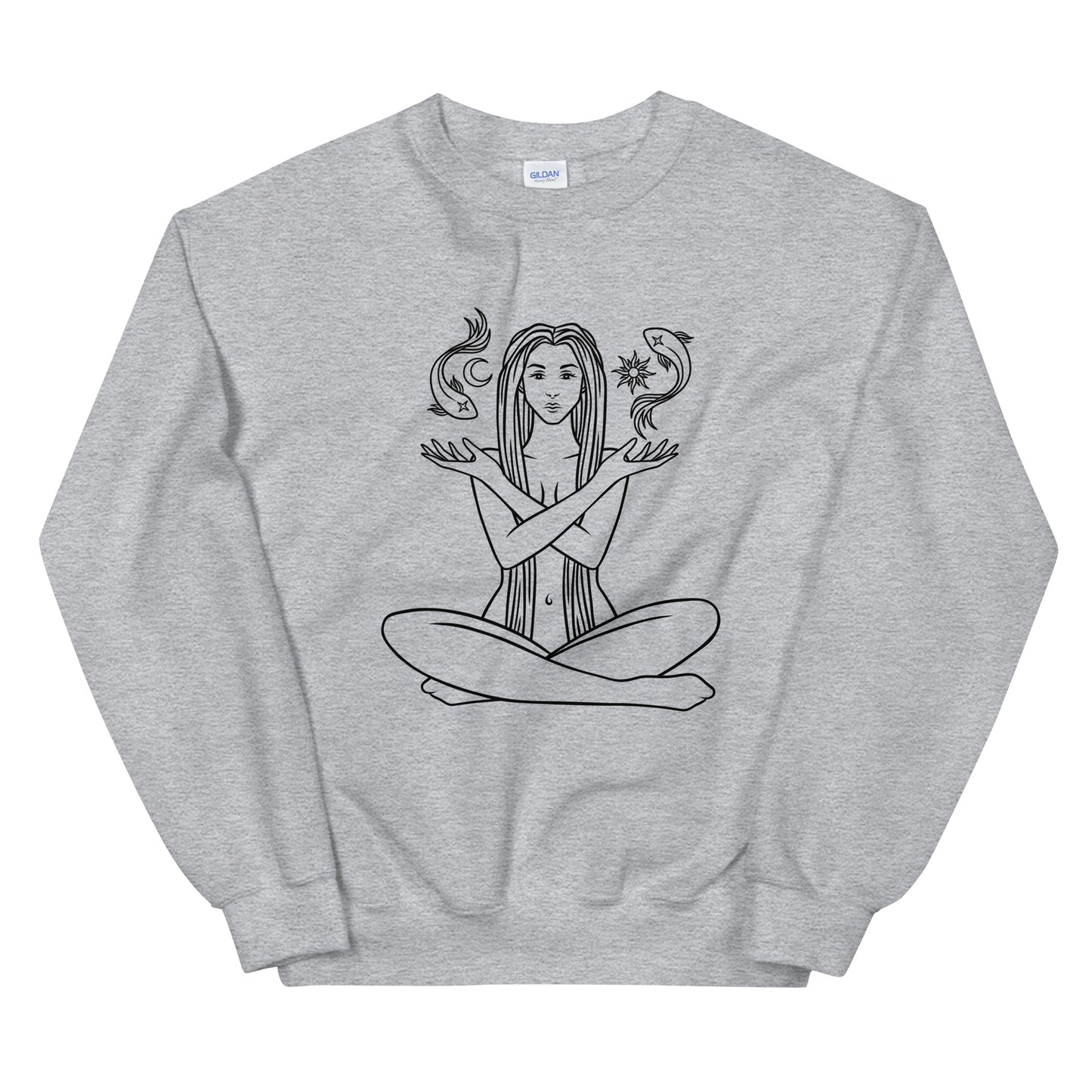 Pisces Woman Unisex Sweatshirt - Uranus House