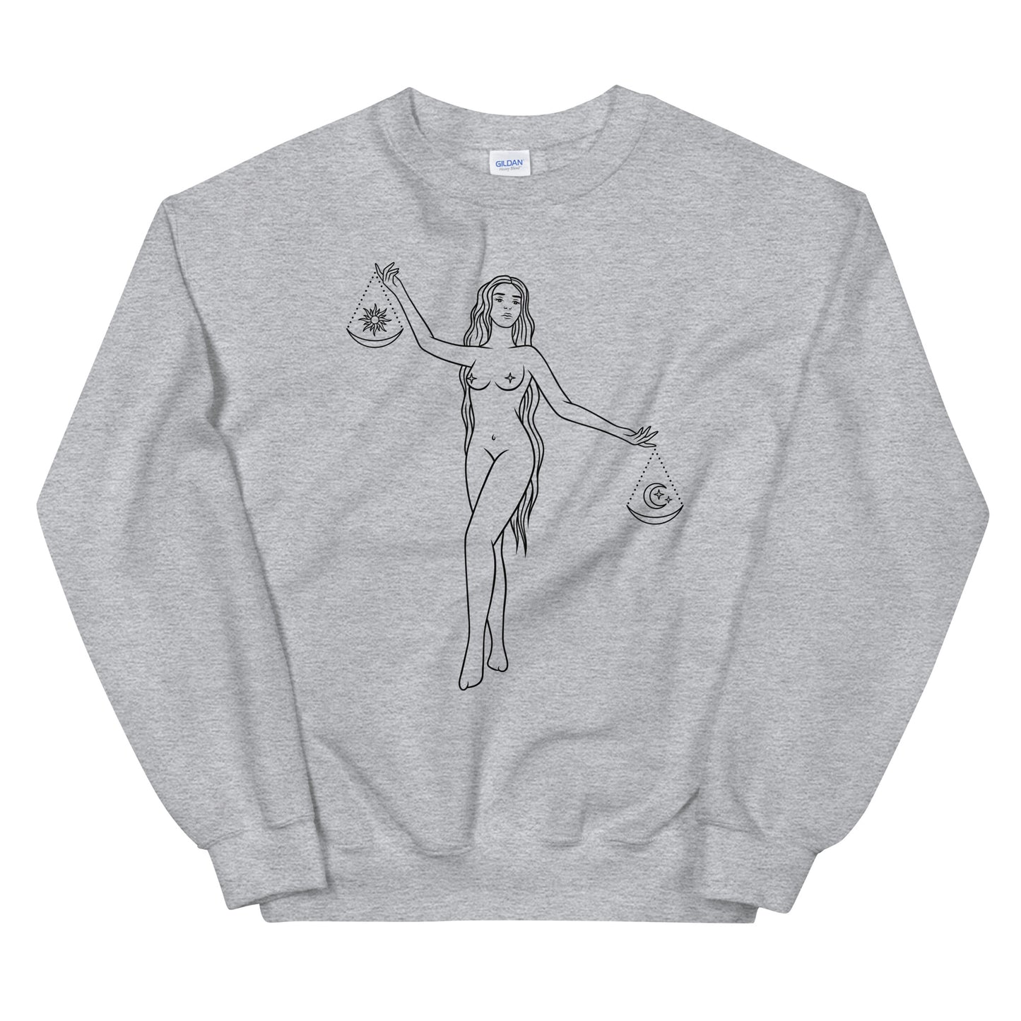 Libra Woman Unisex Sweatshirt - Uranus House