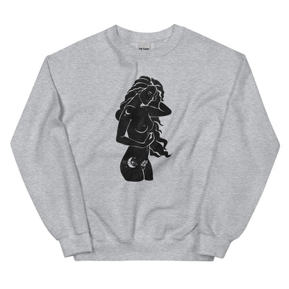 Virgo Woman Celestial Unisex Sweatshirt - Uranus House