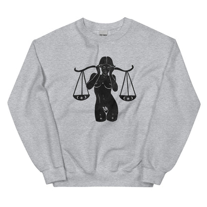 Libra Woman Celestial Unisex Sweatshirt - Uranus House