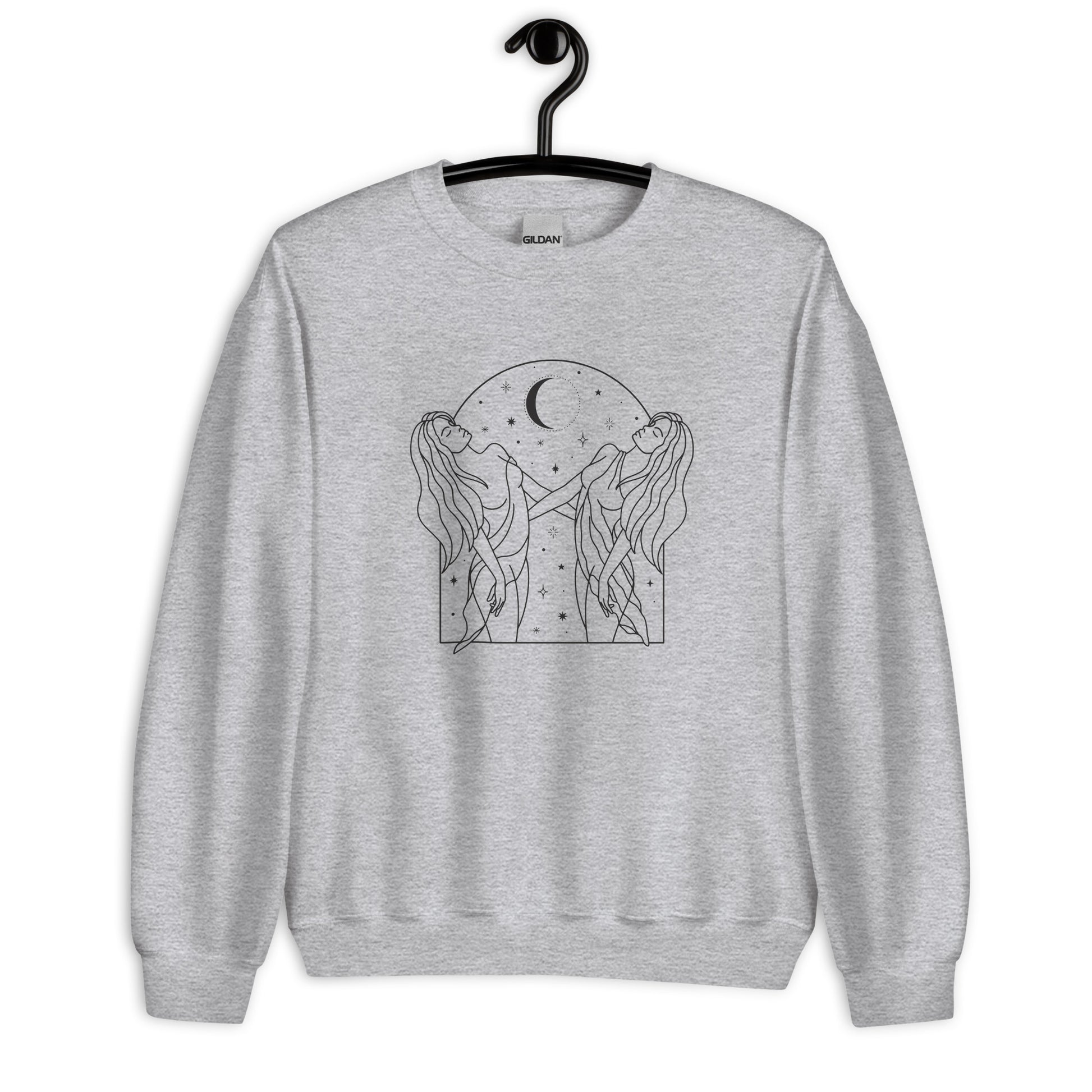 Gemini Woman Star sign Unisex Sweatshirt - Uranus House