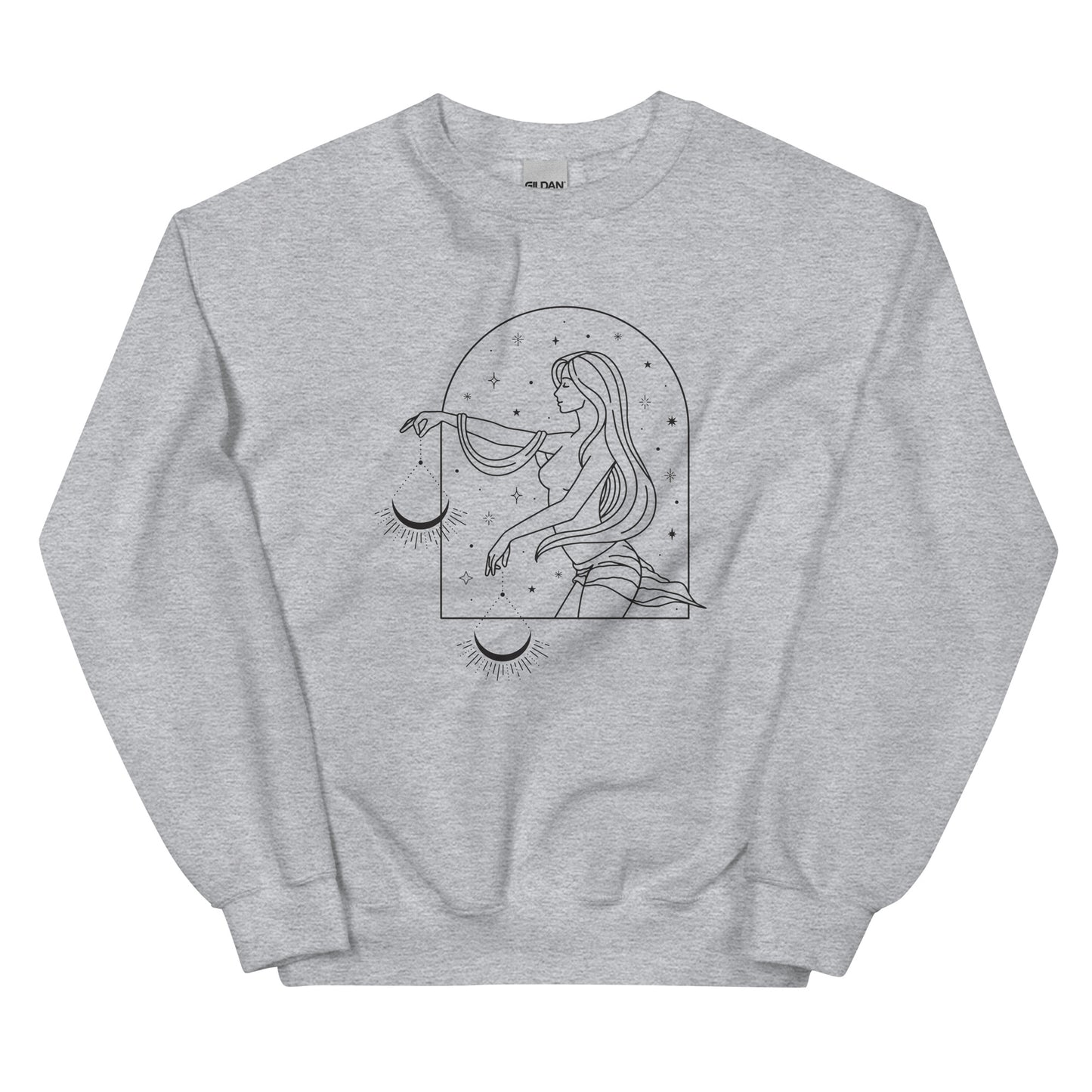 Libra Woman Star sign Unisex Sweatshirt - Uranus House