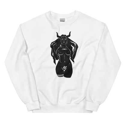 Taurus Woman Celestial Unisex Sweatshirt - Uranus House