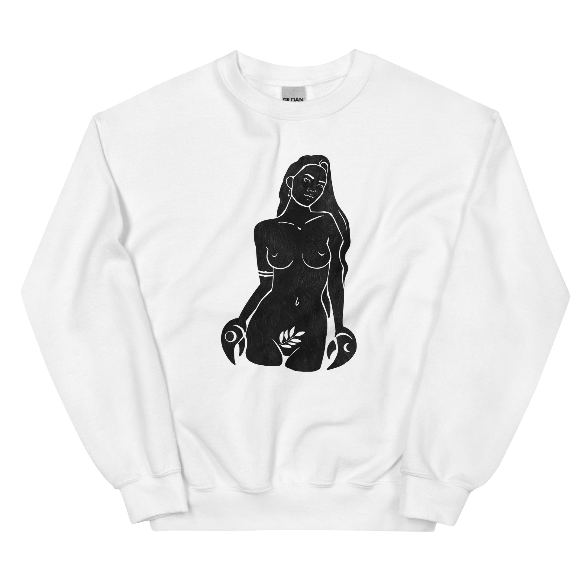 Cancer Woman Celestial Unisex Sweatshirt - Uranus House