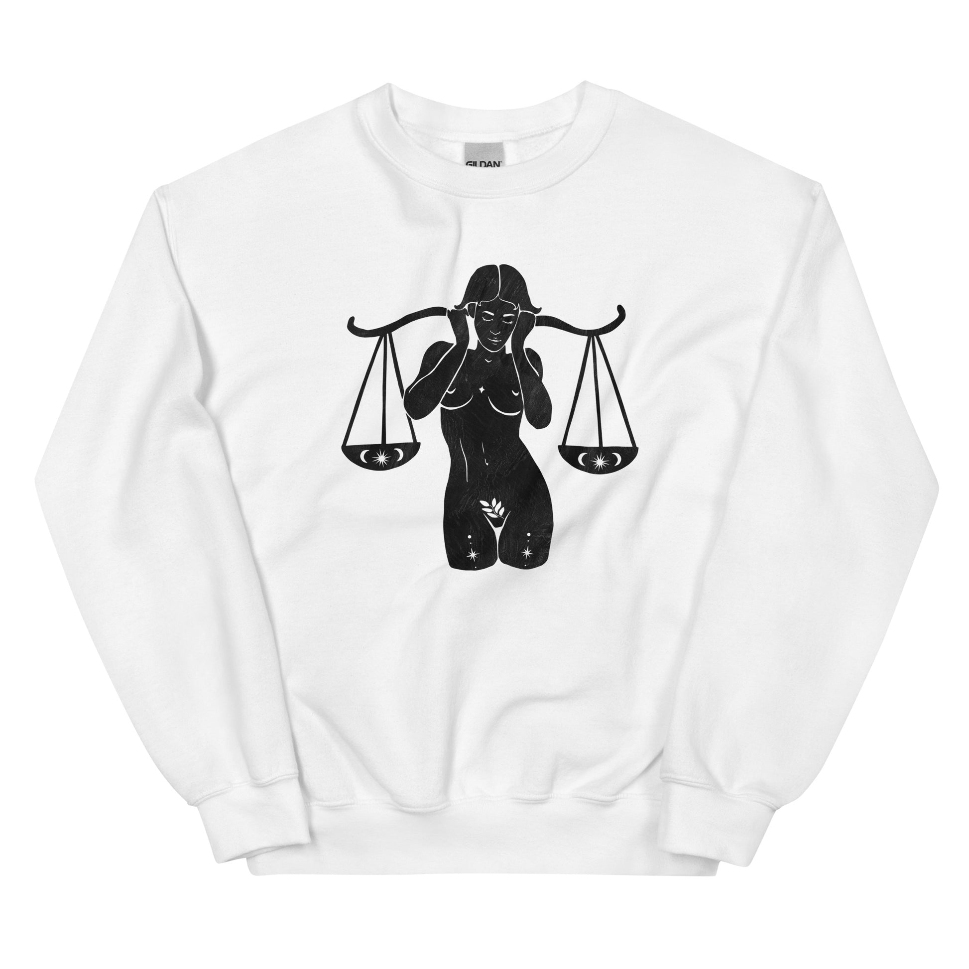 Libra Woman Celestial Unisex Sweatshirt - Uranus House