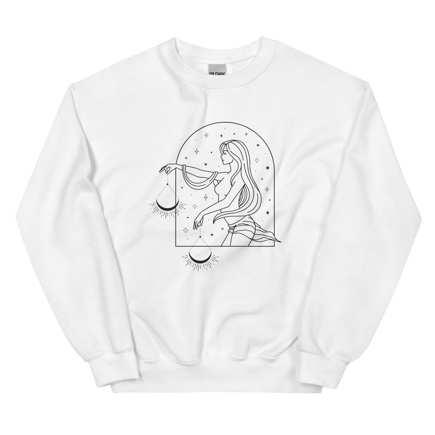 Libra Woman Star sign Unisex Sweatshirt - Uranus House